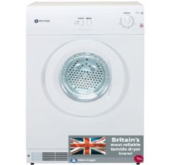 White Knight C44AW 6kg Reverse Action Dryer - White